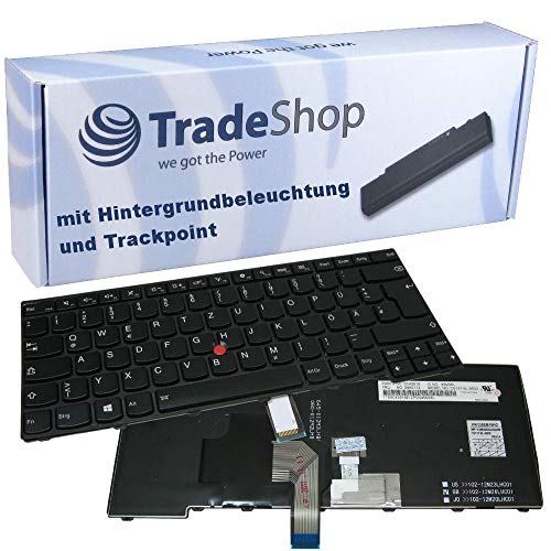 Trade-Shop Original Laptop Tastatur/Notebook Keyboard Deutsch QWERTZ ersetzt Lenovo Thinkpad FRU 04X0169 FRU 04Y0872 FRU 00HW893 FRU 04X0151 FRU 01AX322 (Deutsches Tastaturlayout) von Trade-Shop