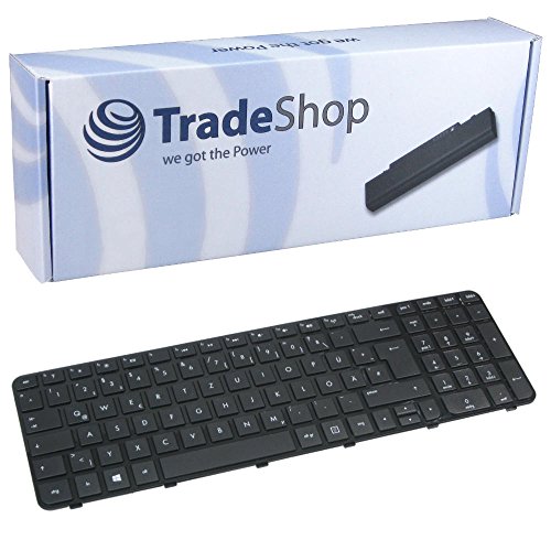 Trade-Shop Original Laptop-Tastatur Notebook Keyboard Ersatz Deutsch QWERTZ + Rahmen für HP G6-2350 G6-2370 G6-2377 G6-2393 G6-2000 (Deutsches Tastaturlayout) von Trade-Shop