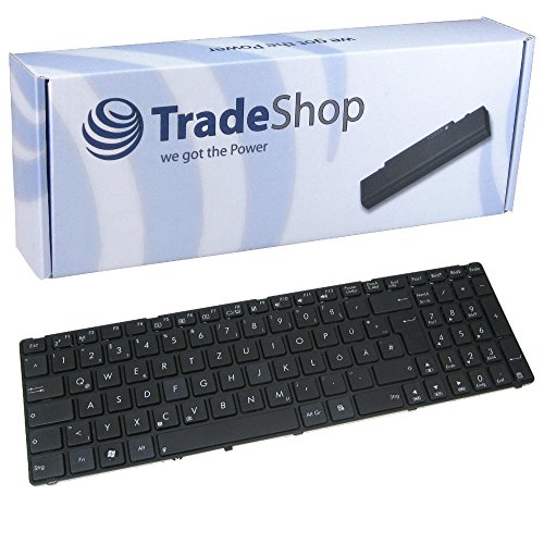 Trade-Shop Original Laptop-Tastatur Notebook Keyboard Ersatz Deutsch QWERTZ für Asus K70AB K70AC K70AD K70AE K70AF K70IJ P50IJ Pro66I (Deutsches Tastaturlayout) von Trade-Shop