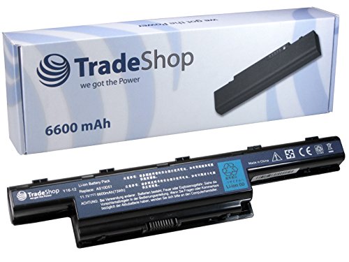 Trade-Shop Premium Hochwertiger Laptop Akku 6600mAh 10,8V/11,1V für Acer Aspire 5749 5749G 5749Z 5755 5755G 5755ZG 7251G 4750ZG 5736Z-4790 von Trade-Shop