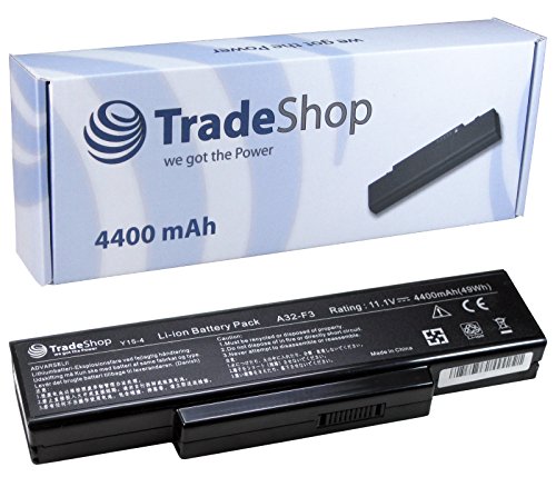 Trade-Shop Premium Laptop Notebook AKKU 4400mAh für MSI VR430 VR440 VR600 VR601 VR610 VR630 PX600 VR-430 VR-440 VR-600 VR-601 VR-610 VR-630 PX-600 ersetzt A32-F3 A32-Z94 A33-F3 A42-A9 90-NIA1B1000 Trade-Shop Premium Laptop Notebook AKKU 4400mAh für MSI VR430 VR440 VR600 VR601 VR610 VR630 PX600 VR-430 VR-440 VR-600 VR-601 VR-610 VR-630 PX-600 ersetzt A32-F3 A32-Z94 A33-F3 A42-A9 90-NIA1B1000 von Trade-Shop
