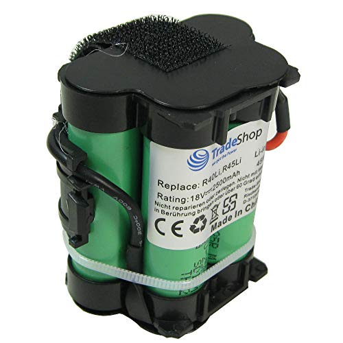 Trade-Shop Premium Li-Ion Akku 18V 2500mAh kompatibel mit Gardena Mähroboter R38Li R50Li R75li R40Li R45Li R70Li R80Li R80 LI 124562 Flymo Robotic Lawnmower 1200R Husqvarna Automower 105 305 308 308x Trade-Shop Premium Li-Ion Akku 18V 2500mAh kompatibel mit Gardena Mähroboter R38Li R50Li R75li R40Li R45Li R70Li R80Li R80 LI 124562 Flymo Robotic Lawnmower 1200R Husqvarna Automower 105 305 308 308x von Trade-Shop