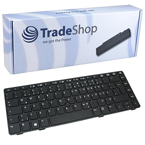 Trade-Shop Premium Tastatur Keyboard Ersatz Deutsch QWERTZ mit Trackpoint 649511-041 für HP EliteBook 8470p 8470w (Deutsches Tastaturlayout) von Trade-Shop we got the Power