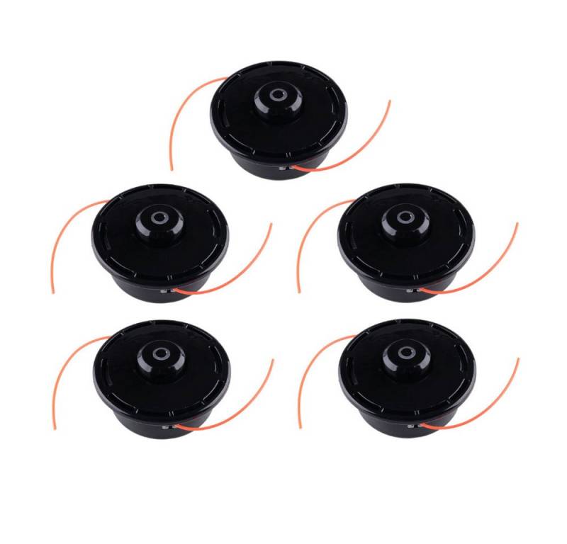 Trade-Shop Rasentrimmer-Ersatzspule M10 Linksgewinde passend für Honda UMK435E UMR425 UMR425E, (5-St), Trimmerkopf Fadenkopf Mähkopf Spulenkopf von Trade-Shop