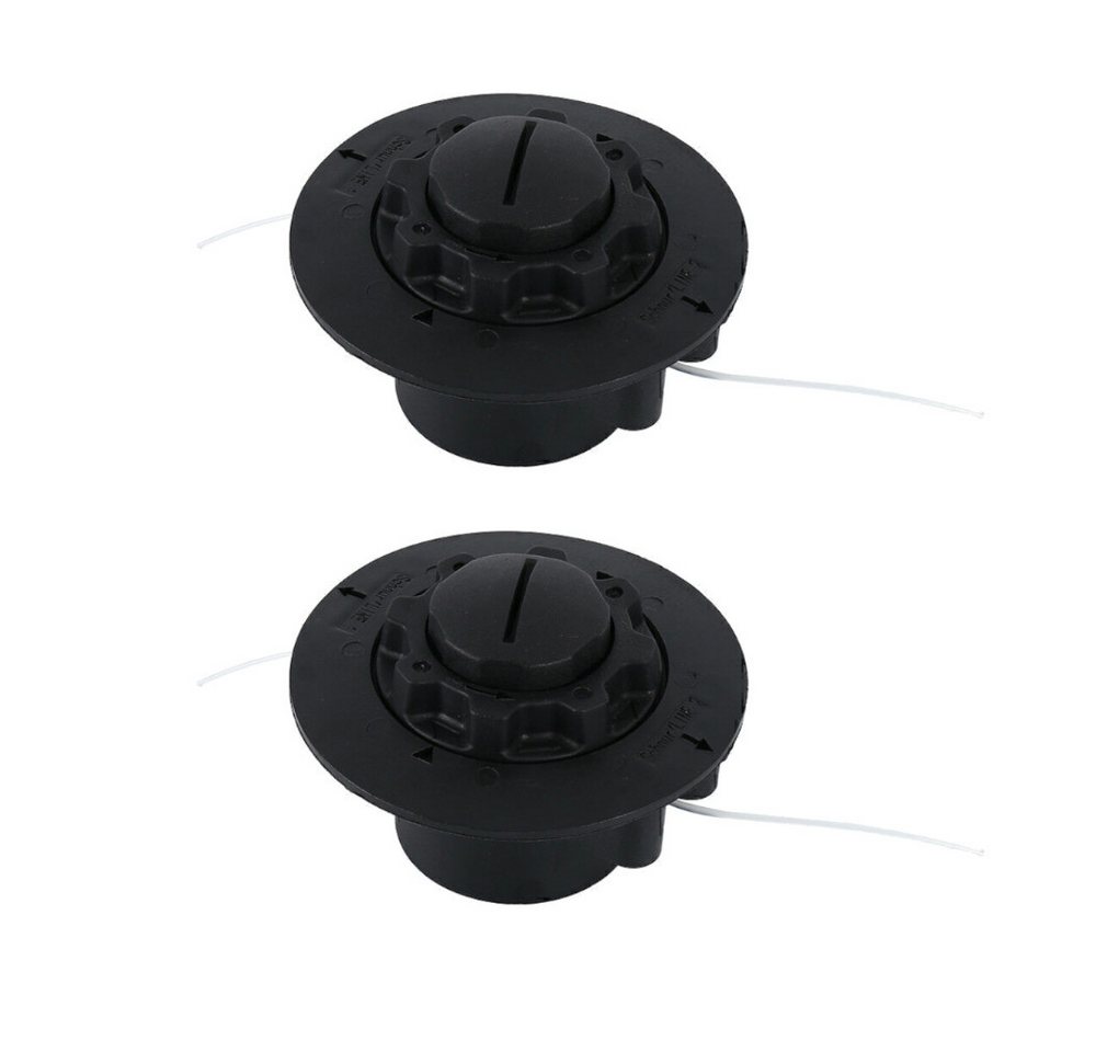 Trade-Shop Rasentrimmer-Ersatzspule Mähkopf 2x passend für Stihl FSE71 FSE81 FSA65 ersetzt AutoCut C5-2, (2-St), Nylon Doppelfaden / M8 x 1,25mm Linksgewinde / Ersatz für Motorsense von Trade-Shop