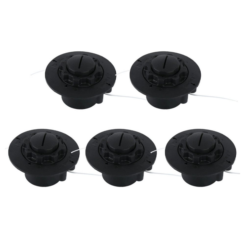 Trade-Shop Rasentrimmer-Ersatzspule Mähkopf 5x passend für Stihl FSE71 FSE81 FSA65 ersetzt AutoCut C5-2, (5-St), Nylon Doppelfaden / M8 x 1,25mm Linksgewinde / Ersatz für Motorsense von Trade-Shop