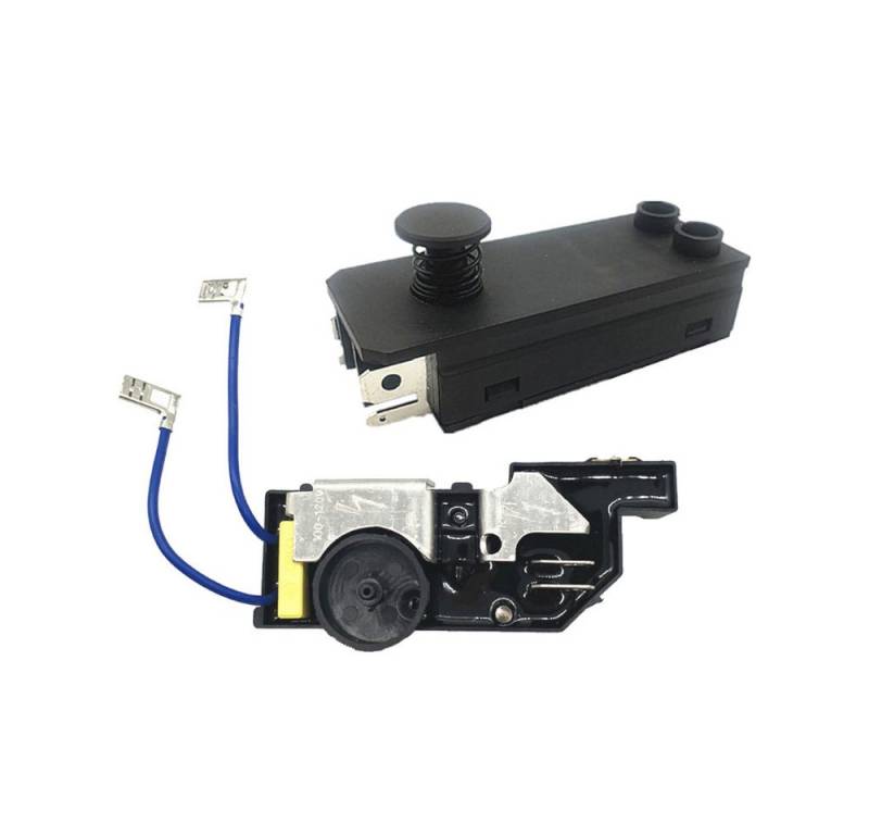Trade-Shop Schalter + Drehzahlregler passend für Bosch GSH 11 E, GSH 10 C, GBH 10 DC, Hochwertiges Set für Bohrhammer / Stemmhammer / Schlaghammer von Trade-Shop
