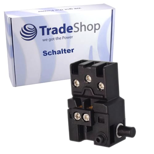 Trade-Shop Schalter Drucktastenschalter An-Aus-Schalter switch kompatibel mit Makita UC4041 UC4041A LW1400 LW1401 DSS610 BSS610 5903R 5103R 5143R von Trade-Shop