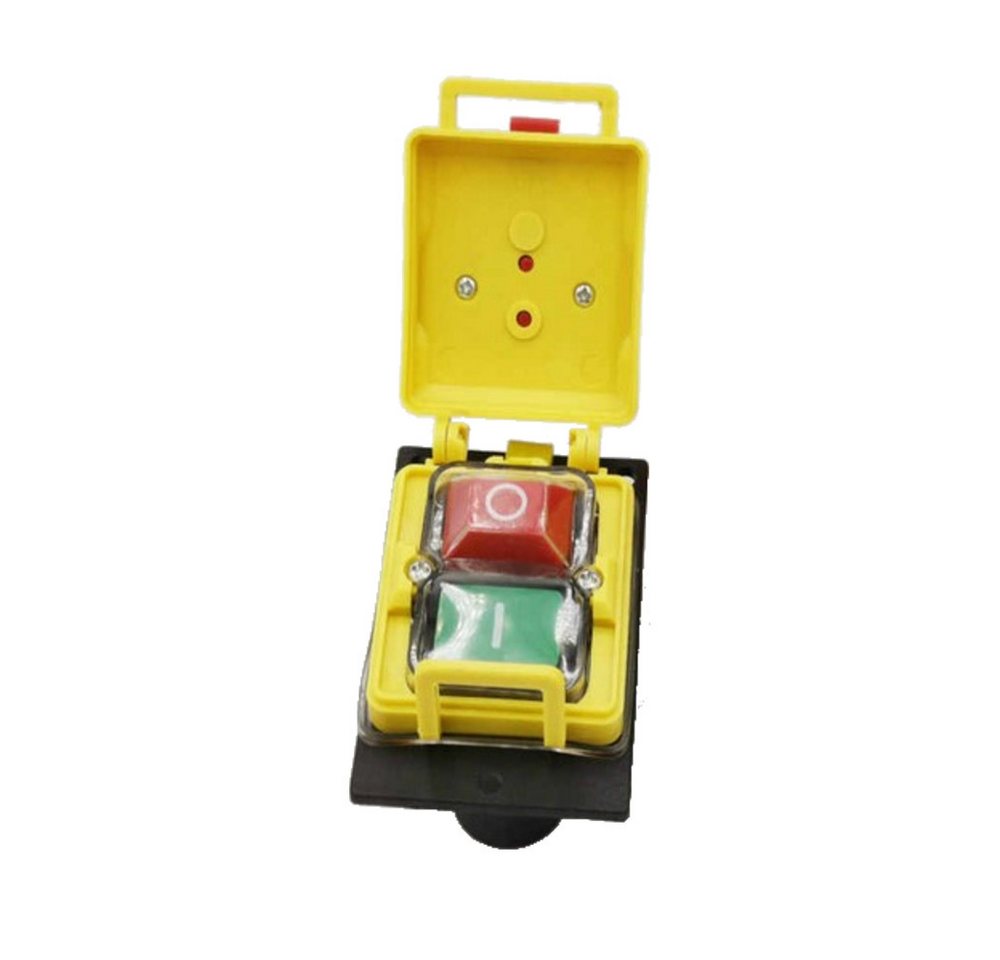 Trade-Shop Schalter Geräteschalter CK31 15A 250V 5-pin für Tischbohrmaschine, Säge, mit Kappe, Flachdichtung und einer PVC-Abdeckung über den Tasten Trade-Shop Schalter Geräteschalter CK31 15A 250V 5-pin für Tischbohrmaschine, Säge, mit Kappe, Flachdichtung und einer PVC-Abdeckung über den Tasten von Trade-Shop