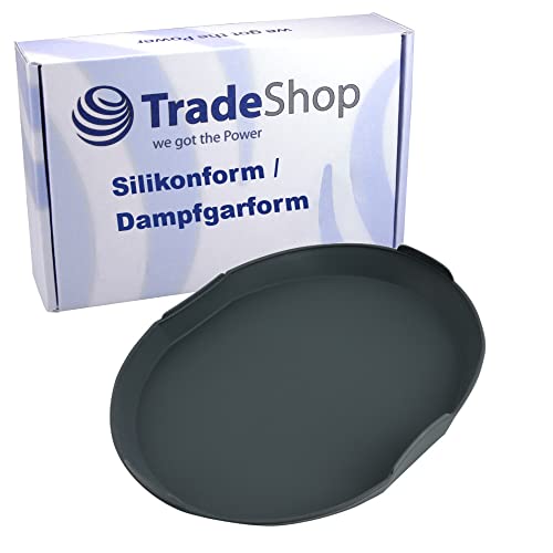Trade-Shop Silikonform/Dampfgarform/Auflaufform/Silikonteller für Vorwerk Thermomix TM5 TM6 TM31 TM Friend Varoma-Einlegeboden von Trade-Shop