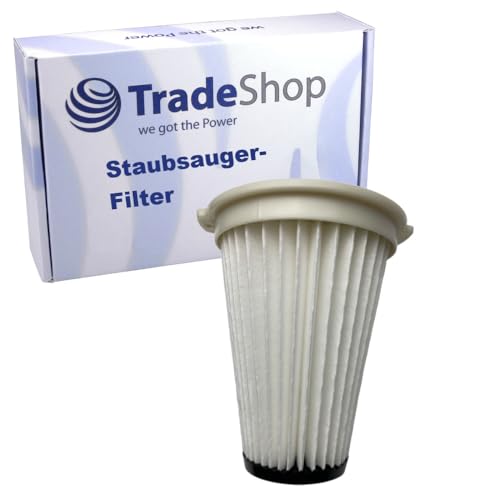 Trade-Shop Staubsauger-Filter/Faltenfilter/Lamellenfiler kompatibel mit Einhell TE-SV 18 Li Akku-Stielstaubsauger ersetzt 2351266 von Trade-Shop