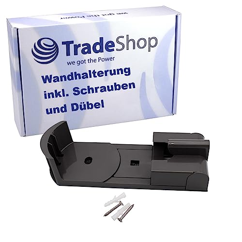 Trade-Shop Wandhalterung/Wandhalter/Wandmontage inkl. Schrauben Dübel kompatibel mit Dyson DC30 DC31 DC34 DC35 DC44 DC58 DC58 Animal Pro DC59 DC59 Animal von Trade-Shop