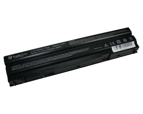 TradeShop Li-Ion Qualitäts Akku 10,8V/11,1V / 4400mAh für Dell Latitude E5420 E5420m E5430 E5520 E5520m E5530 E6420 E6420-ATG E6420-XFR E6430 E6430-ATG E6520 E6530 Dell Inspiron 15R SE 7520, 17R SE 7720 ersetzt 0DTG0V T54FJ PRRRF HCJWT M5Y0X NHXVW T54F3 TradeShop Li-Ion Qualitäts Akku 10,8V/11,1V / 4400mAh für Dell Latitude E5420 E5420m E5430 E5520 E5520m E5530 E6420 E6420-ATG E6420-XFR E6430 E6430-ATG E6520 E6530 Dell Inspiron 15R SE 7520, 17R SE 7720 ersetzt 0DTG0V T54FJ PRRRF HCJWT M5Y0X NHXVW T54F3 von Trade-Shop