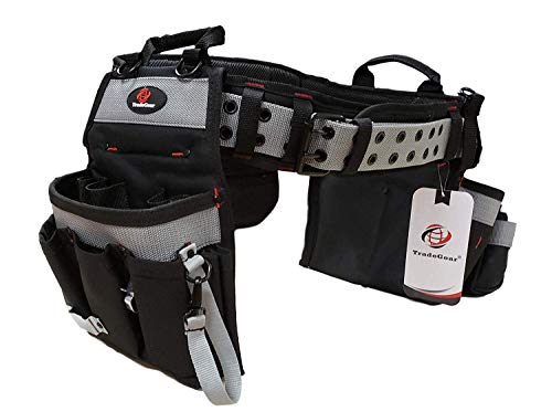 TradeGear Elektriker-Belt & Bag Combo - Heavy Duty Elektriker Werkzeuggürtel Entwickelt für maximalen Komfort und Haltbarkeit - Ideal für alle Elektriker Werkzeuge XL - 3XL TradeGear Elektriker-Belt & Bag Combo - Heavy Duty Elektriker Werkzeuggürtel Entwickelt für maximalen Komfort und Haltbarkeit - Ideal für alle Elektriker Werkzeuge XL - 3XL von TradeGear