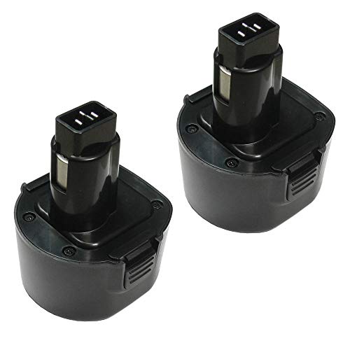 2x Hochleistungs Ni-MH Akku, 9,6V / 2000mAh ersetzt Dewalt / Black&Decker 246536 A9251 A9251 DE9036 DE9061 DE9062 DE9071 DW9061 DW9062 DE-9036 DE-9061 DE-9062 DE-9071 DW-9061 DW-9062 EZWA29 EZWA30 EZWA31 EZWA37 EZWA-29 EZWA-30 EZWA-31 EZWA-37 PS120 PS-120 von TradeShop