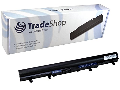 Hochleistungs Li-Ion Akku, 14,4/14,8V / 2200mAh für Acer Aspire V5-571G 53314G50Mass 53318G50Makk V5-571P 6407 6464 6472 6473 6485 6499 6609 6642 6657 6831 6835 6887 6888 V5-571PG-9814 V5-431G V5-431P V5-531 V5-531G V5-531P von TradeShop