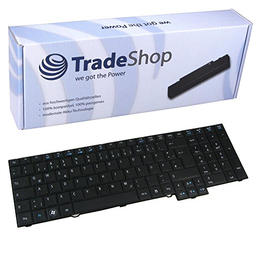 Laptop-Tastatur/Notebook Keyboard Ersatz Austausch Deutsch QWERTZ für Acer Travelmate 7750 7750G 7750ZG 7750Z 8573 8573T 8573TG (Deutsches Tastaturlayout) von TradeShop