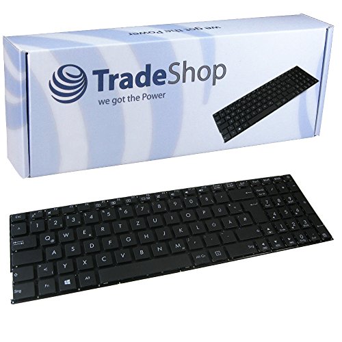 Original Laptop-Tastatur/Notebook Keyboard Ersatz Deutsch QWERTZ für Asus TEC20 90NB0B01-R30220 B07766FNXH B077687PZZ K96i0-G50 MP-13 MP-13K93US-G50 TEC21 X540LJ4005 (Deutsches Tastaturlayout) von TradeShop