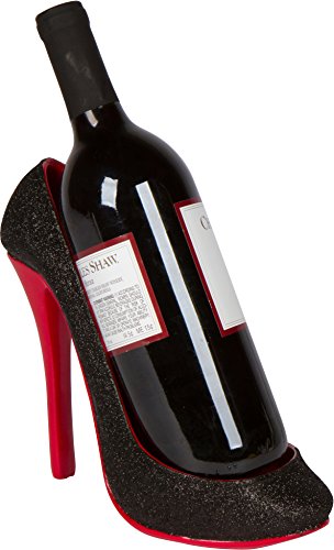 Trademark Innovations Weinhalter, Kunststoff, Schwarz von Trademark Innovations