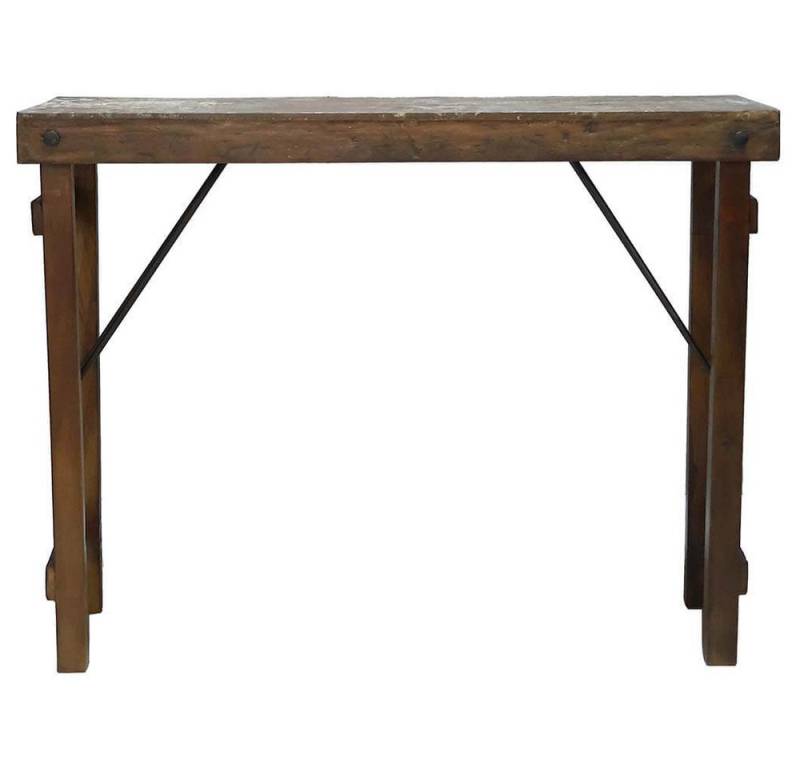 Trademark Living Konsolentisch Ajay Konsolentisch mit Eisenplatte - 100 x 40 x 75 cm Trademark Living Konsolentisch Ajay Konsolentisch mit Eisenplatte - 100 x 40 x 75 cm von Trademark Living