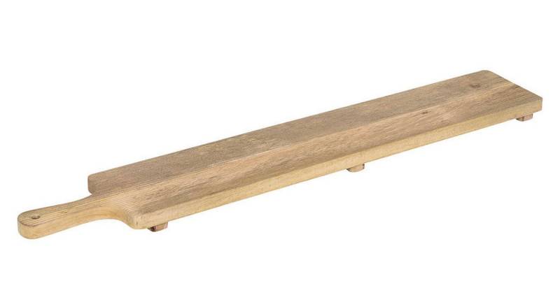 Trademark Dekotablett Trademark - Servierbrett Tapasbrett Küchenbrett mit Griff 108x18cm von Trademark