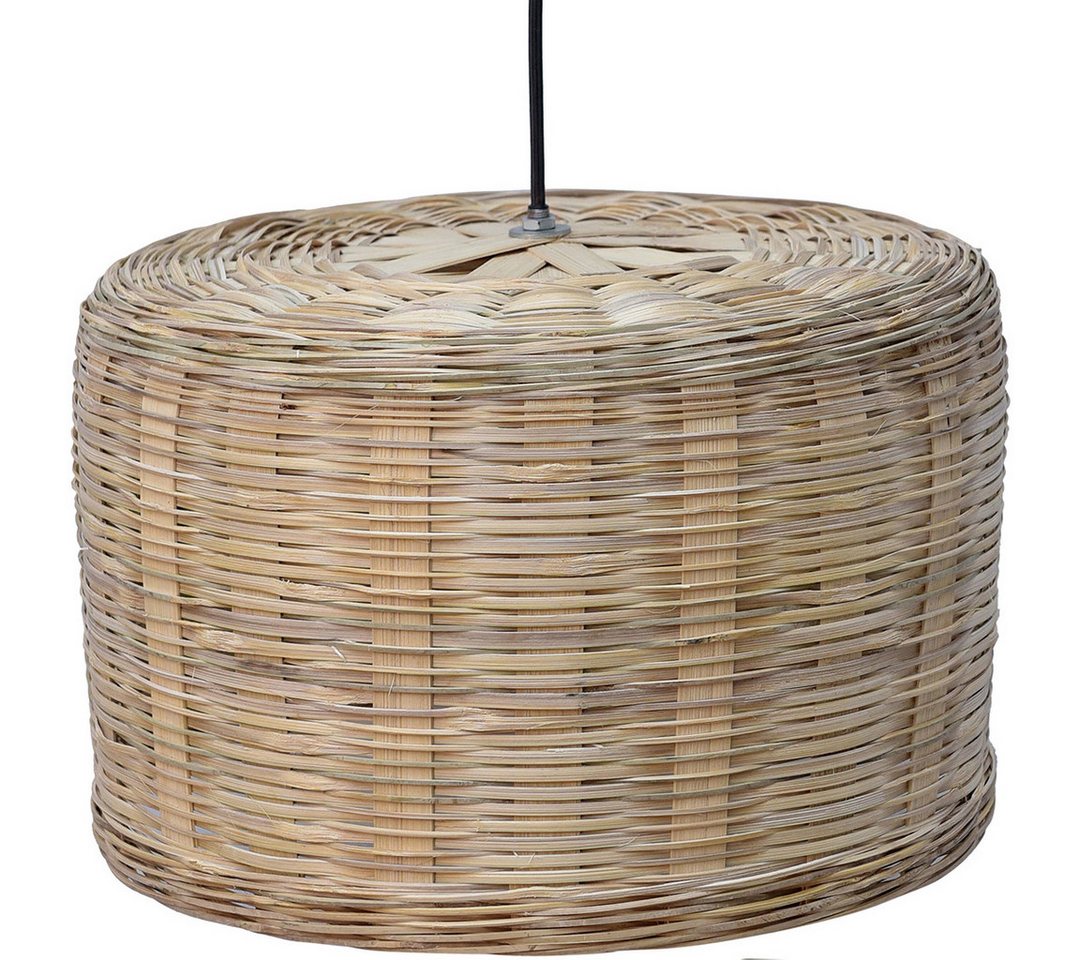Trademark Lampenschirm Naturfarbige Hängelampe aus Bambus ⌀ 39 cm von Trademark