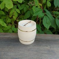 Handmade, Handgemachte Honigfässer, Holzdeko, Holzfässer, Wohndeko Aus Lindenholz, Nachhaltig - Geschenkidee & Geschenkverpackung in Einem von TradeofHandmade