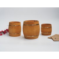 Vorratsdosen in Fassform Aus Lindenholz - Nachhaltiges Geschenk Handgefertigte Aufbewahrung Vorratsdosen in Fassform Aus Lindenholz - Nachhaltiges Geschenk Handgefertigte Aufbewahrung von TradeofHandmade