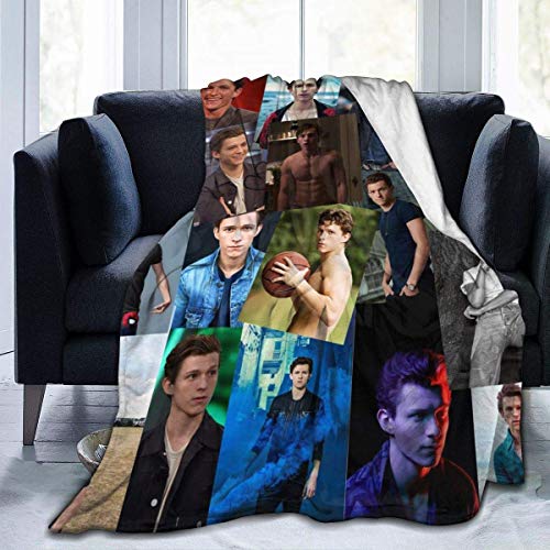 TradesForU Tom Holland Decke, ultraweich, Mikrofleece, Überwurf, 152,4 x 203,2 cm von TradesForU