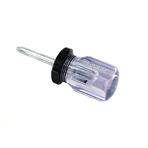 Tradespro 830415 klar PVC-Griff Phillips Schraubenzieher, 2 x 1–1/5,1 cm von Tradespro