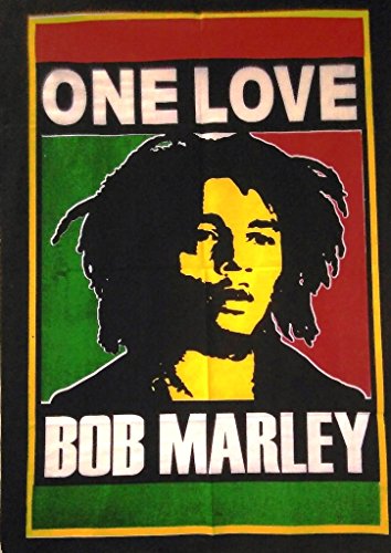 Eine Liebe Bob Marley Poster, Hippie Wand Wandteppich, Boho Schlafsaal, Dekor Indischen Wand aufhängen, böhmische Wand-Dekor von Traditional Jaipur