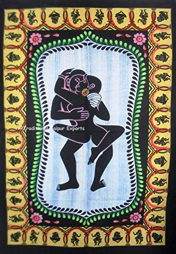Traditional Jaipur Hand Pinsel gemalten Kamasutra Sex Positionen Wall Poster, indische Poster Traditional Jaipur Hand Pinsel gemalten Kamasutra Sex Positionen Wall Poster, indische Poster von Traditional Jaipur