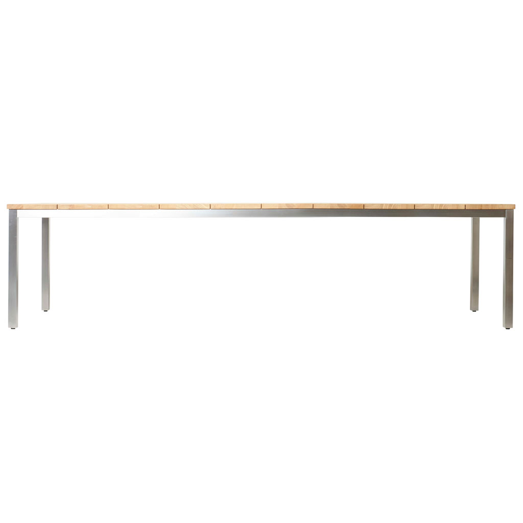 Traditional Teak - Noah - Gartentisch aus Teak & Edelstahl - 243 cm von Traditional Teak