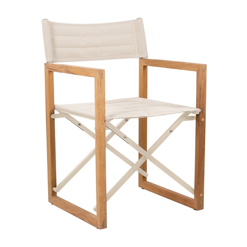 Traditional Teak - Sofia Directir Chair - klappbarer Outdoor Regiestuhl von Traditional Teak