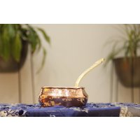 Kupfer Kochtopf, Stieltopf, Kleiner Kupfertopf, Handgehämmertes Kochgeschirr, Kupferkochgeschirr von TraditionaldesignTR