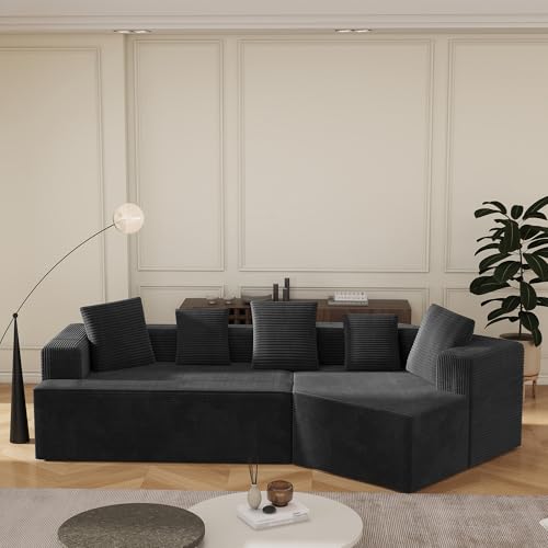 Tradrou Vollkomprimiertes knochenloses Sofa,312CM Schneider Komfort Stoff mit Wolken Kombinationssofa, modulares Sofa, voll komprimierte Verpackung ohne Montage Tradrou Vollkomprimiertes knochenloses Sofa,312CM Schneider Komfort Stoff mit Wolken Kombinationssofa, modulares Sofa, voll komprimierte Verpackung ohne Montage von Tradrou