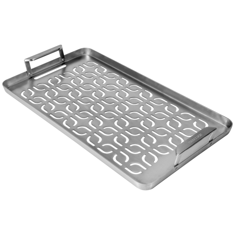 TRAEGER MODIFIRE EDELSTAHL-GRILLPLATTE FÜR FISCH UND GEMÜSE TRAEGER MODIFIRE EDELSTAHL-GRILLPLATTE FÜR FISCH UND GEMÜSE von Traeger
