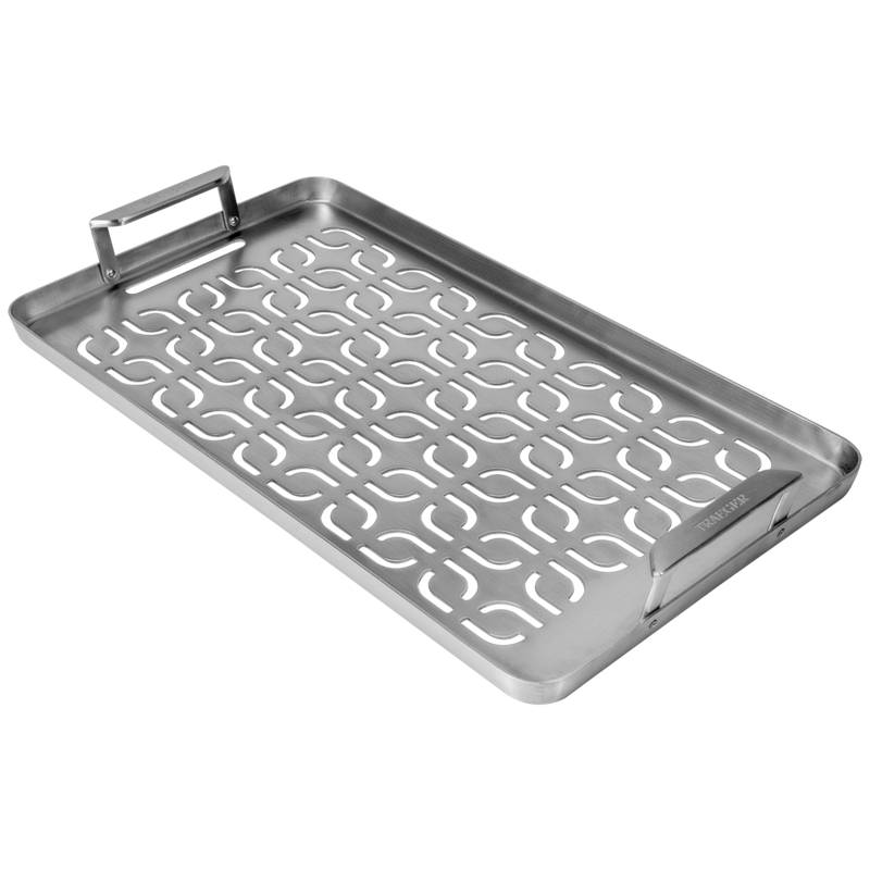 TRAEGER MODIFIRE EDELSTAHL-GRILLPLATTE FÜR FISCH UND GEMÜSE TRAEGER MODIFIRE EDELSTAHL-GRILLPLATTE FÜR FISCH UND GEMÜSE von Traeger