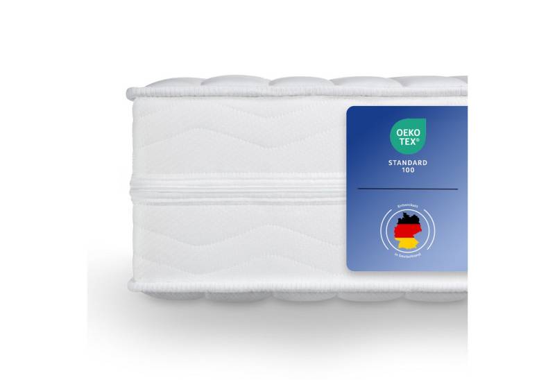 Kaltschaummatratze HydroVital - 7-Zonen Wendematratze mit zwei Liegeseiten H2&H3, Träumegut24, 19 cm hoch, verschiedene Größen und Höhen - 30 Nächte Probeschlafen von Träumegut24