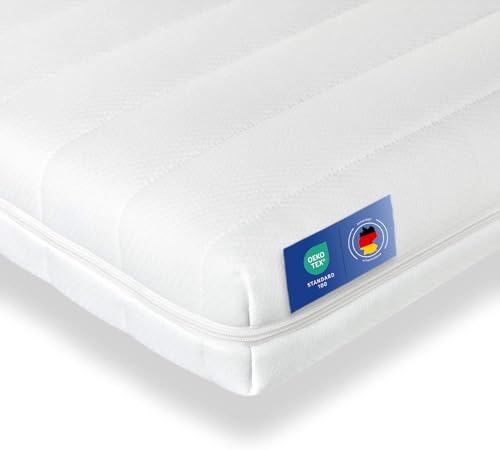 Träumegut24-10cm Ergonomische Kaltschaum Matratzenauflage Matratzentopper Matratzenschoner Topper - Härtegrad H2 & H3 (90 x 200 cm) von Träumegut24