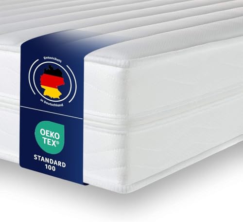 Träumegut24 - ergonomische 7-Zonen Matratze 120x200 cm | Größe + Höhe wählbar | Härtegrad H2&H3 | Kaltschaummatratze | Hautfreundlicher Bezug | Oeko-TEX® | (120 x 200 cm, 17 cm) von Träumegut24