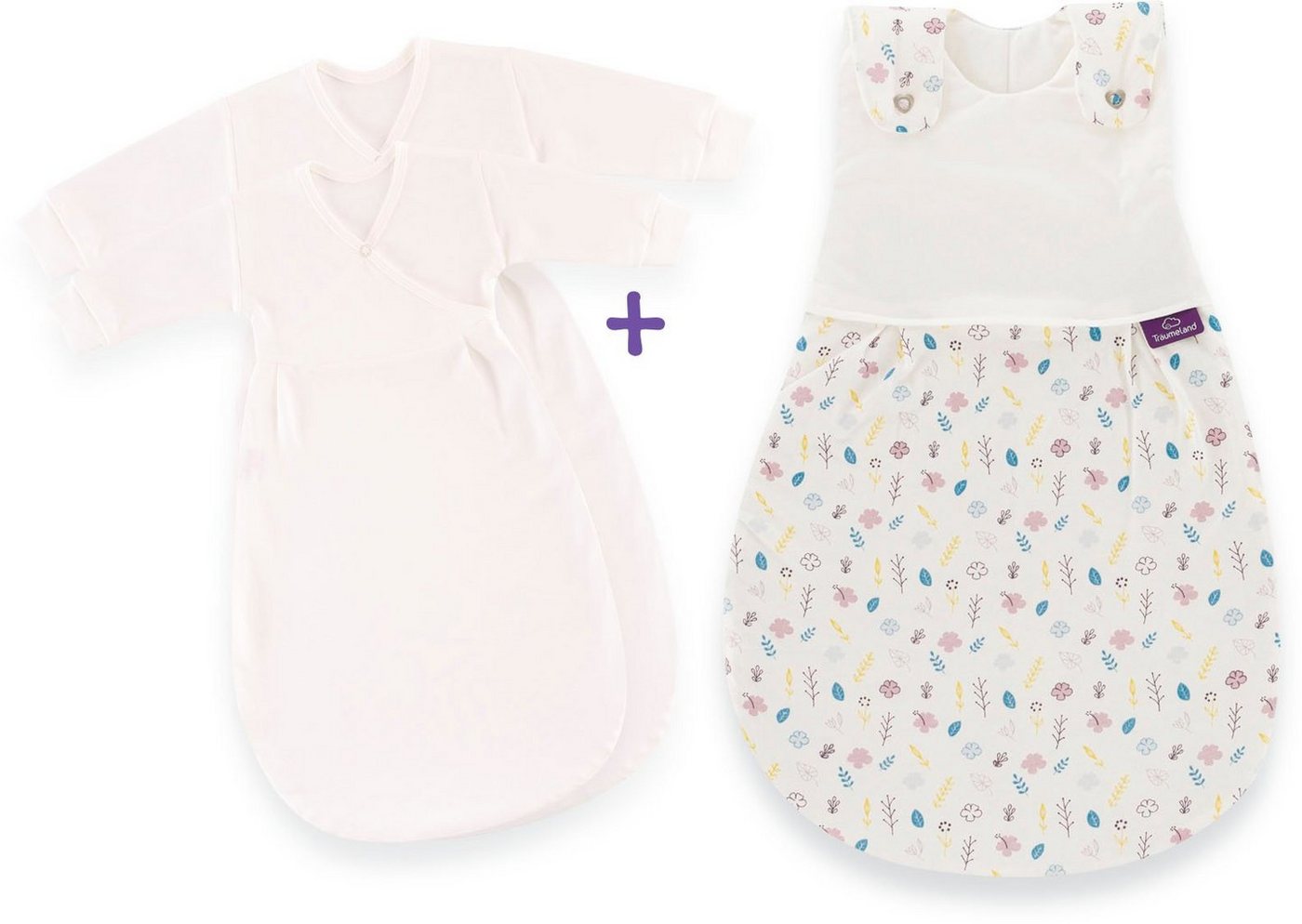 Träumeland Babyschlafsack 3 tlg Set LIEMBICH, Design Blumig (2 tlg) von Träumeland