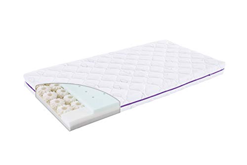 Träumeland T015352 Baby- & Kindermatratze OCTASMART - 8x atmungsaktiver | nachhaltig produziert, Größe 70 x 140 cm, weiß, 3500 g von Träumeland