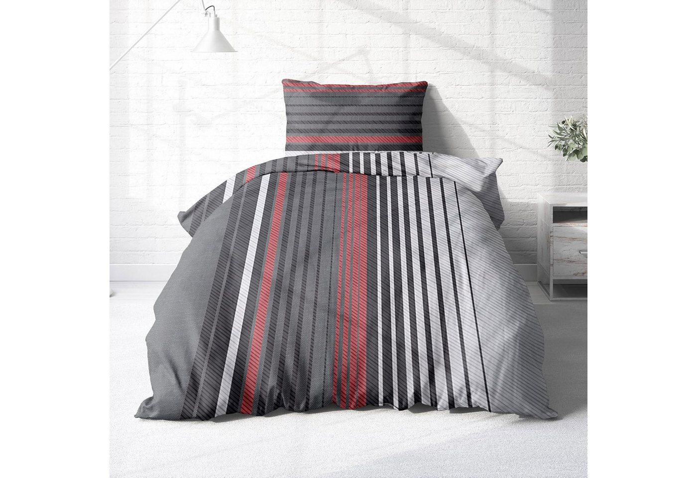 Träumschön Bettwäsche Bettwäsche Premium Baumwolle 135x200, 100% Baumwolle, 2 teilig von Träumschön