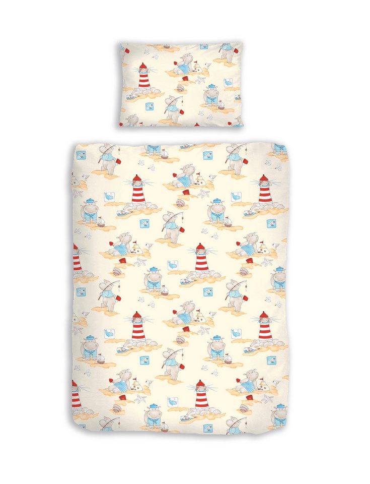 Träumschön Kinderbettwäsche Premium Set aus Baumwolle 100x135 cm - 40x60 cm, Baumwolle, 2 teilig, mit Reißverschluss, luftig und leicht von Träumschön