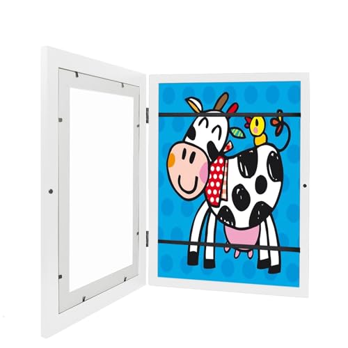 Bilderrahmen Kinderzeichnungen A4 Kinder Kunstrahmen Frontöffnung Kunstfoto Rahmen kinder Kunst Bilderrahmen Kids Art Frame Wand Kunst Fotorahmen für Kinder,Kindergarten,Kunstunterricht von Trafagala