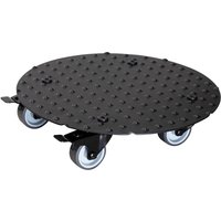 WAGNER Pflanzenroller ALASKA BLACK Ø 30 x 7,5 cm, TK 150 Kg von Wagner