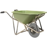 Matador Profi-Schubkarre aus Aluminium (ergonomisch), Pannensicherer Reifen von Matador