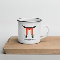 Fushimi Inari-Taisha - Kyoto, Japan Emaille Tasse von TrailMemories