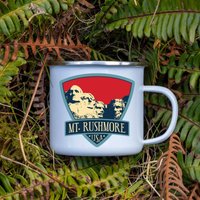 Mt. Rushmore Emaille Tasse von TrailMemories